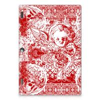 Tablet BackCover Lenovo Tab 10 | Tab 2 A10-30 Angel Skull Rood