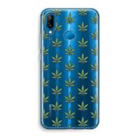 Weed: Huawei P20 Lite Transparant Hoesje