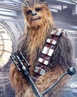 Poster Star Wars the Last Jedi Chewbacca Bowcaster 40x50cm