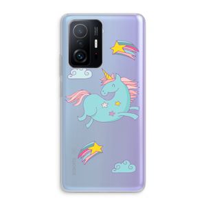 Vliegende eenhoorn: Xiaomi 11T Transparant Hoesje