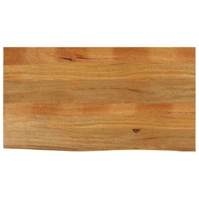 Tafelblad met natuurlijke rand 110x60x2,5 cm massief mangohout Tafelblad met natuurlijke rand 110x60x2,5 cm massief mangohout