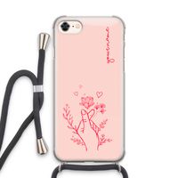 Giving Flowers: iPhone 7 Transparant Hoesje met koord