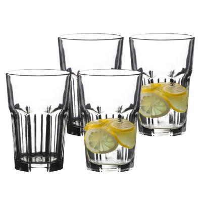 Urban Living Waterglazen/drinkglazen Vegas tumbler - 8x - transparant - 500 ml