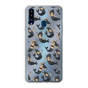 Zeemeermin: Samsung Galaxy A20s Transparant Hoesje