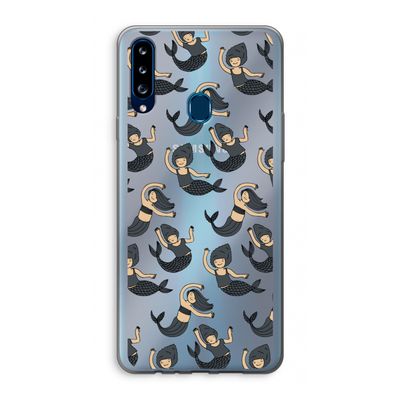 Zeemeermin: Samsung Galaxy A20s Transparant Hoesje
