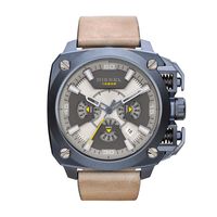 Horlogeband Diesel DZ7342 Leder Beige 26mm - thumbnail