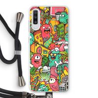 Vexx City: Samsung Galaxy A70 Transparant Hoesje met koord