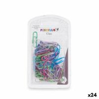 Clip Klein Multicolour Metaal (24 Stuks)