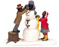 Dressing Mr. Snowman - Lemax