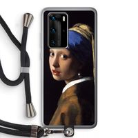 The Pearl Earring: Huawei P40 Pro Transparant Hoesje met koord