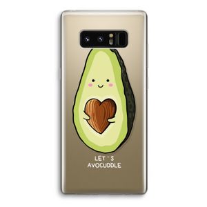 Avocuddle: Samsung Galaxy Note 8 Transparant Hoesje