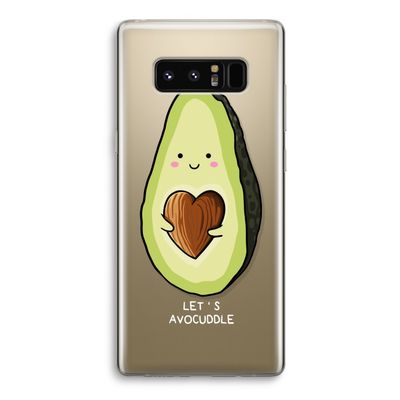 Avocuddle: Samsung Galaxy Note 8 Transparant Hoesje