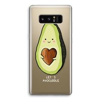 Avocuddle: Samsung Galaxy Note 8 Transparant Hoesje