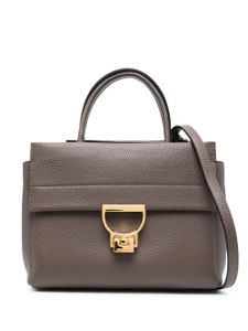Coccinelle sac à main Arlettis médium en cuir - Marron