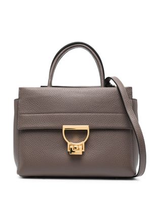 Coccinelle sac à main Arlettis médium en cuir - Marron