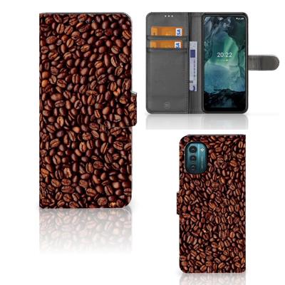 Nokia G11 | G21 | Book Cover | Koffiebonen | Portemonnee hoesje