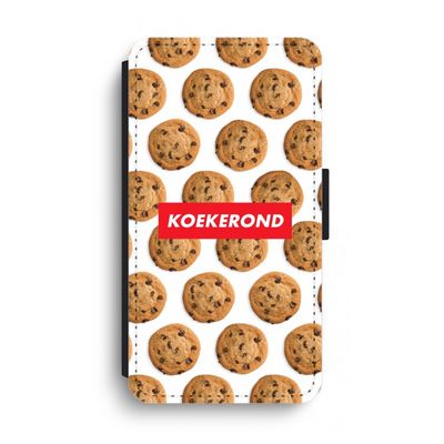 Koekerond: iPhone XS Max Flip Hoesje