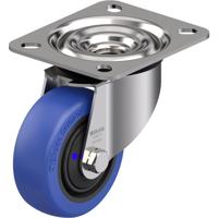 Blickle LEX-POBS 80XKF RVS zwenkwiel Wieldiameter: 80 mm Draagvermogen (max.): 140 kg 1 stuk(s)