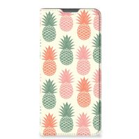 Motorola Moto E32 | Moto E32s Flip Style Cover Ananas - thumbnail