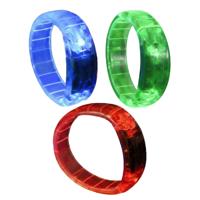 Lichtgevende armband - blauw - LED lichtjes - armbandje met verlichting