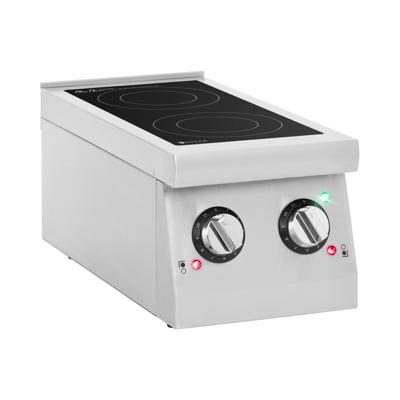 Inductieplaat - 2 borden - Ø 12 - 26 cm - draagbaar - Royal Catering