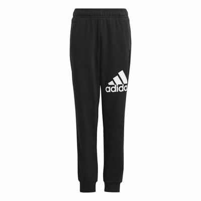 Kindersportbroek Adidas Fit Big Logo Zwart - Maat: 7-8 jaar