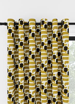 Orla Kiely - Ringgordijn - Dog Show Yellow