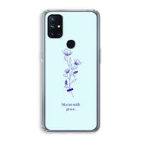 Bloom with grace: OnePlus Nord N10 5G Transparant Hoesje