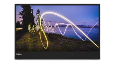 LenovoThinkVision M15 Monitor Zwart