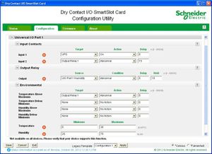 APC AP9613 Dry Contact I/O SmartSlot Kaart