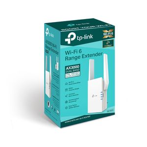 TP-Link RE705X mesh-wifi-systeem Dual-band (2.4 GHz / 5 GHz) Wi-Fi 6 (802.11ax) Wit 1 Extern