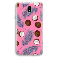 Kokosnoot roze: Samsung Galaxy J7 (2017) Transparant Hoesje