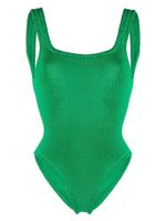 Hunza G maillot de bain à effet froissé - Vert