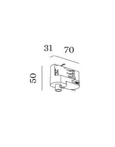 Wever & Ducre - 3-Phase Track Adapter W