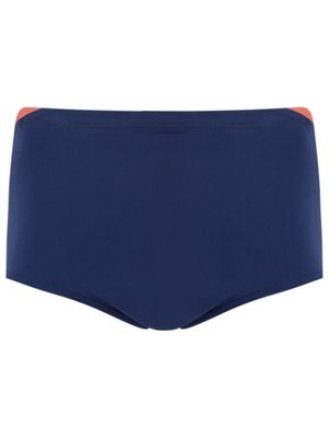 Amir Slama panelled trunks - Bleu