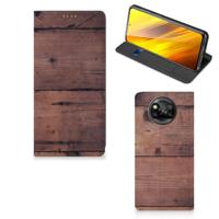 Xiaomi Poco X3 Pro | Poco X3 Book | Wallet Case | Old Wood