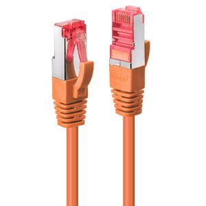 LINDY 47810 RJ45 Netwerkkabel, patchkabel CAT 6 S/FTP 3.00 m Oranje 1 stuk(s)