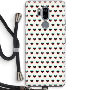 Hartjes: LG G7 Thinq Transparant Hoesje met koord