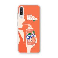 Peach please!: Samsung Galaxy A70 Transparant Hoesje