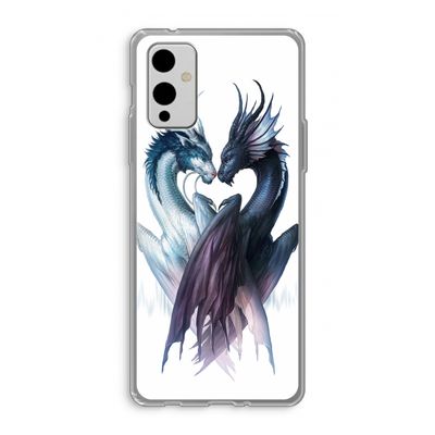 Yin Yang Dragons: OnePlus 9 Transparant Hoesje