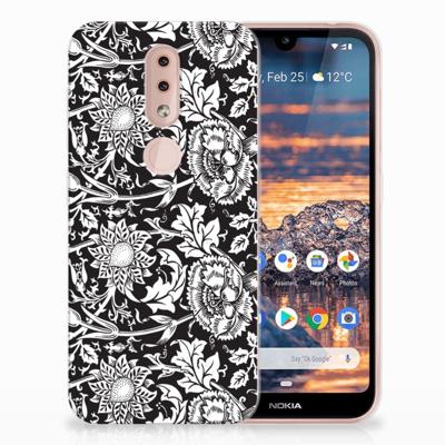 Nokia 4.2 | TPU Case | Black Flowers