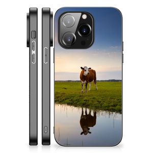 iPhone 14 Pro Dierenprint Telefoonhoesje Koe