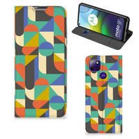 Motorola Moto G9 Power Hoesje met Magneet Funky Retro