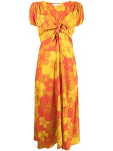 Faithfull the Brand robe courte Mailee à fleurs - Jaune