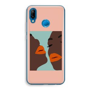 Orange lips: Huawei P20 Lite Transparant Hoesje
