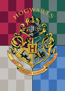Harry Potter fleece plaid Hogwarts - 100 x 140 cm