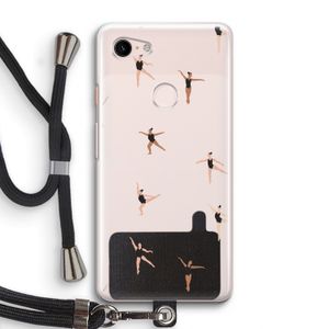 Dancing #1: Pixel 3 Transparant Hoesje met koord