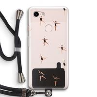 Dancing #1: Pixel 3 Transparant Hoesje met koord