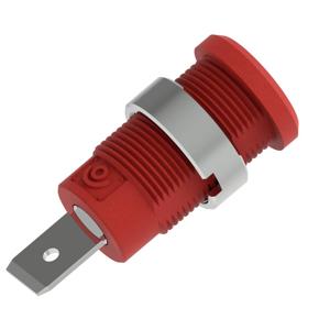 Electro PJP 3266-C-CD1-R Veiligheids-labconnector, female Stift-Ø: 4 mm Rood 1 stuk(s)