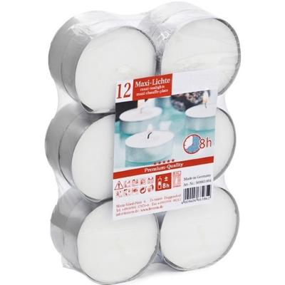Trend Candles Waxinelichtjes - 12x stuks - 8 branduren